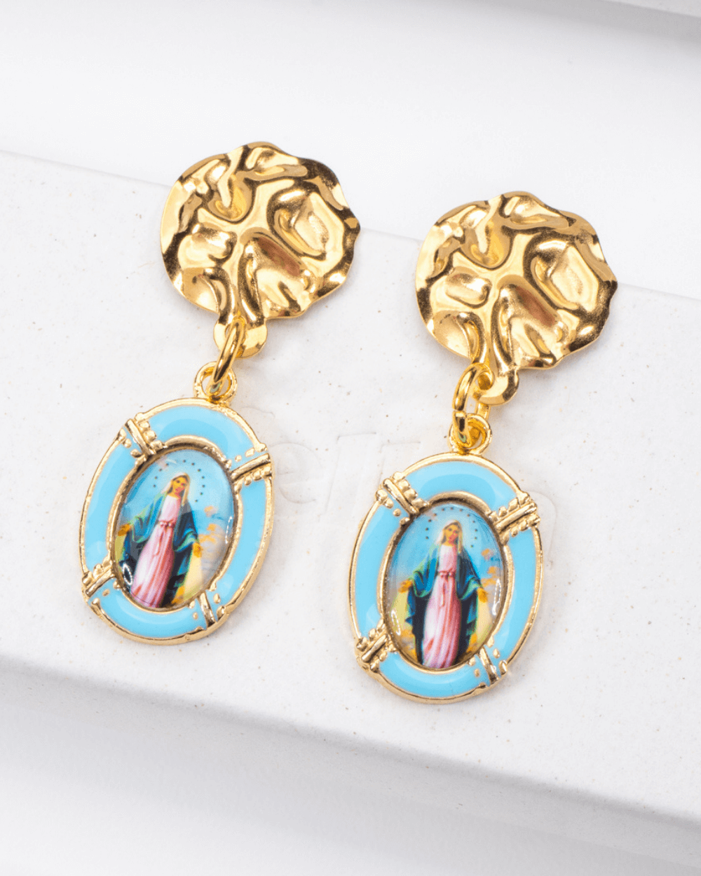 Sofia Medal Earrings