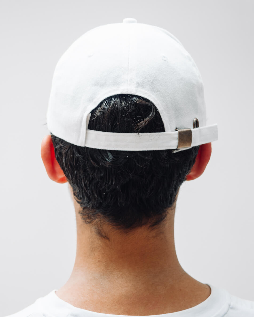 Vellva | White Embroidered Slogan Cap
