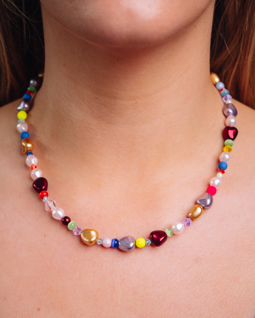Il Mare, I Giochi & La Galassia Handmade Vegan Pearl Layered Necklace Set