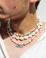 Il Mare, La Grande & La Rosa Handmade Vegan Pearl Layered Necklace Set