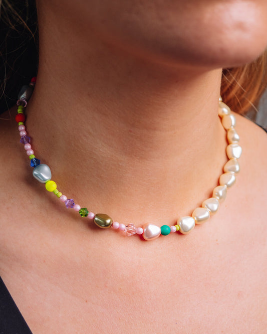 Il Mare | Handmade Vegan Pearl & Bead Necklace