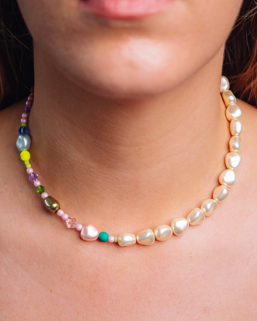 Il Mare & La Contessa Handmade Vegan Pearl Layered Necklace Set
