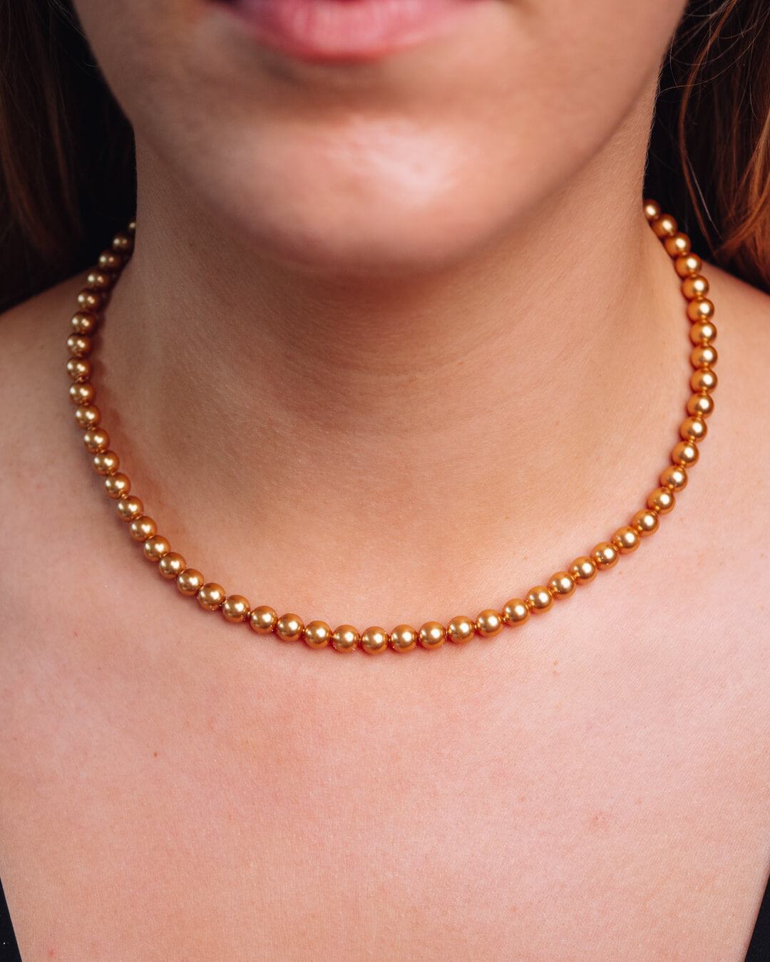 Sogni D'Oro & La Contessa Handmade Vegan Pearl Layered Necklace Set